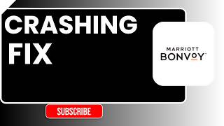 Marriott Bonvoy App Not Loading or Crashing Fix 2026 | App Not Working Solution