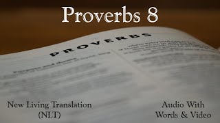 Proverbs 8 - Holy Bible - New Living Translation (NLT) Audio Bible With Video