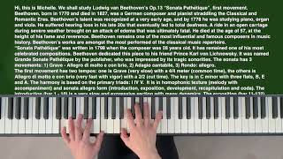 Free Piano Lesson (213), Op.13 “Sonata Pathétique”, 1st movement by Beethoven, Michelle Lin Piano