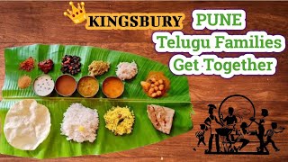 Pune Telugu families Get together | Kingsbury | pride world city | South Indian food | Telugu vlog