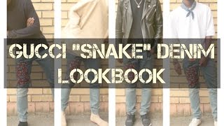 GUCCI SNAKE JEANS  l 4 OUTFITS l STYLING TIPS