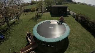 How to setup the Berg Favorit 380 Trampoline Timelapse