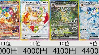 【ポケカ】トドロクツキ高騰！発売から3日！最新相場ランキング テラスタルフェスSR以上全種＆マスボミラー【Pokémon cards】MarketPrice of PrismaticEvolution