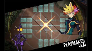 Yugioh Cross Duel - First Time! Ai Vs Playmaker - EX Tag Duel Lv.2