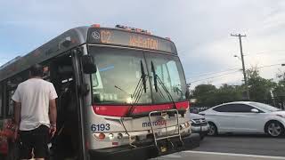 WMATA Metrobus: 2006 New Flyer D40LFR Bus 6193 on Route C2 Wheaton