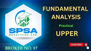 FUNDAMENTAL ANALYSIS of UPPER TAMAKOSHI HYDROPOWER PROJECT