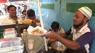 Indian Muslim Street Vendor Selling Chicken Biryani in Delhi Street | Only 35 Rs 250 Gram | Pt 2