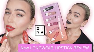 3ina New LongWear Lipsticks REVIEW + swatches, wear test