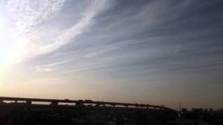 【動画素材SKY008】空、雲、夕日、首都高速道路 【Stock Footage Video】sky, clouds, sunset, Metropolitan Expressway