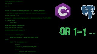 SQL INJECTION BASICS C# AND POSTGRESQL EXPLOITATION