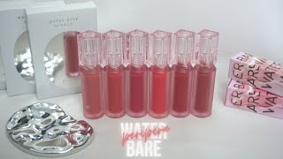 2023 NEW! Peripera Water Bare Tint Review \u0026 Swatches | Lululand