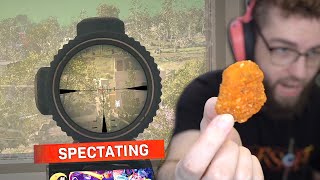 SPECTATING WARZONE SOLOS while eating GHOST PEPPER NUGGETS