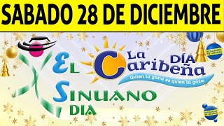 Resultados CARIBEÑA y SINUANO DIA del Sábado 28 de Diciembre de 2024  CHANCE 😱💰🚨🔥🍀