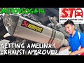 Motovlog#14 Getting my Motorbike Exhaust Approved | VITAS Inspection Singapore