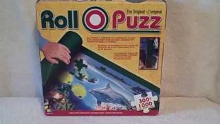 Roll O Puzz Puzzle Roll Up Mat used Complete