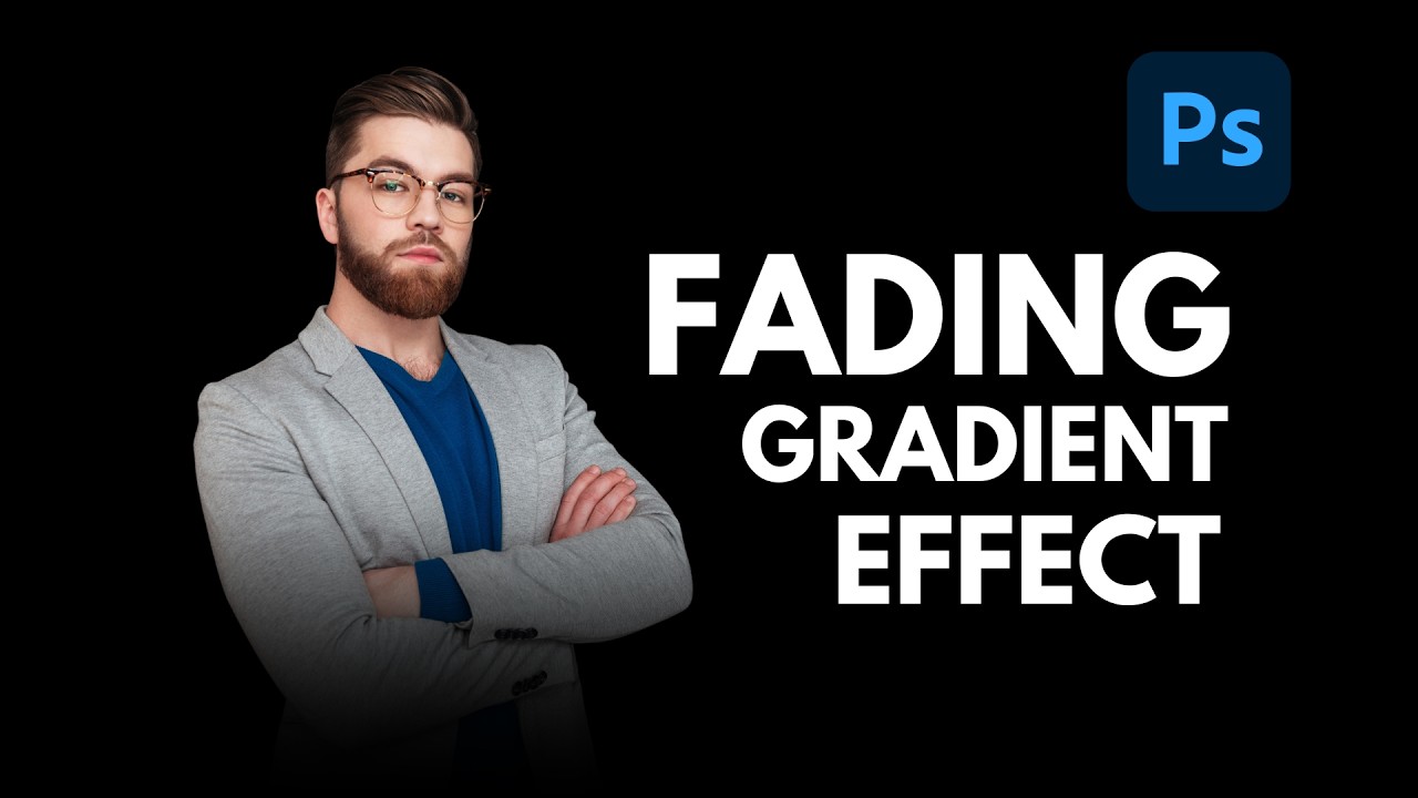 Photoshop Tutorial How To Make Fading Gradient Transparent Effect In