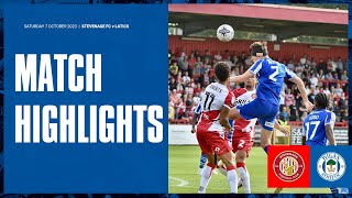 Match Highlights | Stevenage FC 1 Latics 0