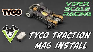 Tyco 440X2 HO Slot Car Traction Magnet Removal/Install