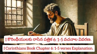 I కొరింథీయులకు రాసిన పత్రిక 6:1-5 వచనాల వివరణ | I Corinthians Book Chapter 6:1-5 verses Explanation.