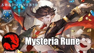 [Shadowverse] More Cards? - Mysteria RuneCraft Deck Gameplay