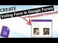 How to Create Online Voting Form in Google Form | Google Form Tutorial