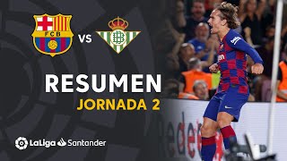 Resumen de FC Barcelona vs Real Betis (5-2)
