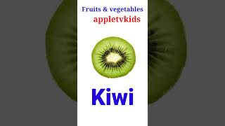 Fruits and vegetables #appletvkids#fruits name in English with picture / फलों के नाम