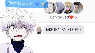 Gon does a lyric prank?! (except it isn't a prank 👀) Killugon ||HxH text|| REPOST ~HxH_Sen~