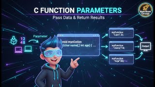 Learn C Function Parameters | Passing & Returning Values Explained 💡