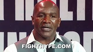 EVANDER HOLYFIELD EXPLAINS MIKE TYSON TRILOGY FALLOUT; REACTS TO FIGHTING LAST MAN TO BEAT MIKE