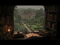Dark Academia Piano Music with Rain Sounds | Gothic Reading Library Ambience | Study Music