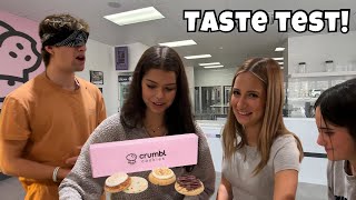 Crumble Cookie Review! BLINDFOLDED🤣