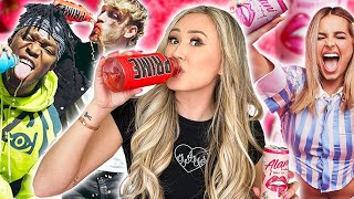 Are YouTuber Drinks *Actually* Good (PRIME by Logan Paul/KSI, Addison Rae + MORE