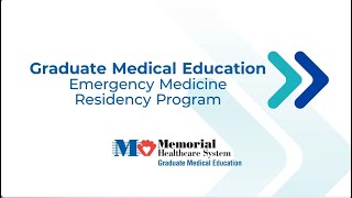 Graduate Medical Education Emergency Medicine Residency Program