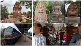 Башня Nhan Tower в Phu yen и Сумашедший Поезд из Туихоа в Нячанг / Train in Vietnam