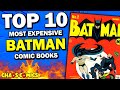 Top 10 Most Expensive BATMAN Comics Books...