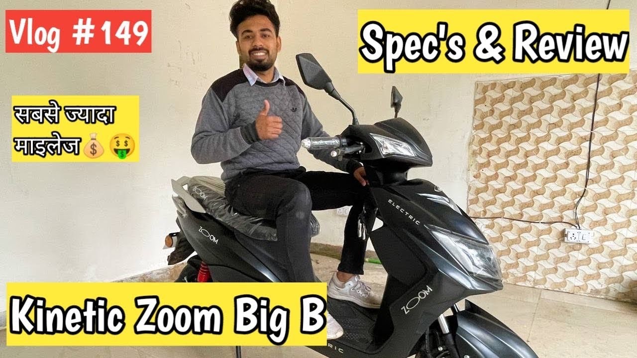 Zoom Big B || Kinetic Zoom Big B🔥 #electric #motovlog Spec’s & Review # ...