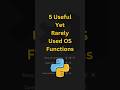 Use these OS functions in Python... #2minutespy #coding #python #osmodule