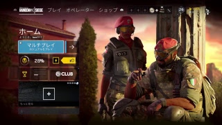 ［R6S］夜行精inレインボーシックスシージLIVE＃6.ガチFPS初心者練習中...