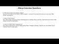 part 1 alteryx interview questions and answers