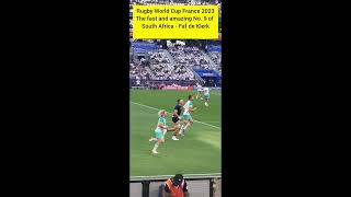 Rugby World Cup 2023: Scotland vs South Africa The amazing Faf de Klerk of S. Africa ‖ Ester Beatty
