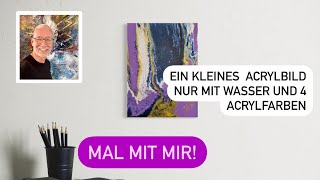 Beginner art- abstract painting - Flüssige Farben - Intuitiv - DIY - Fluid  - Acrylmalerei - Acrylic