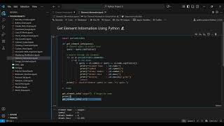 Python Periodic Table Project | Search Elements by Name or Symbol