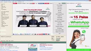 INTRODUCTION AND PDC (POST DATED CHEQUE) MANAGEMENT IN MARG SOFTWARE STEP BY STEP IN HINDI #32