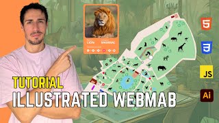 FULL COURSE 🦁 CREATE AN INTERACTIVE MAP FROM SCRATCH WITH ADOBE ILLUSTRATOR, HTML, CSS & JAVASCRIPT