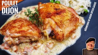 #671: Poulet Dijon - chicken in mustard and bacon sauce. Typically French - but comes from Altper...