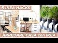 5 INCREDIBILI IKEA HACKS - ARREDARE CASA con IKEA e il FAI DA TE | DIY