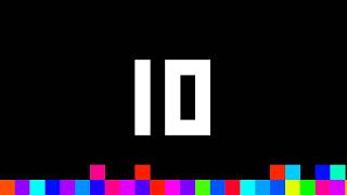 10 Seconds Timer ‐ Flowing Pixels