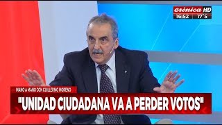 Guillermo Moreno: "Alberto Fernández no es el candidato, Cristina se equivocó"