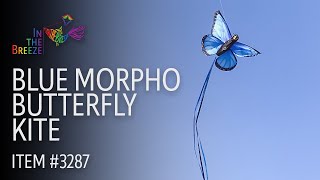 Blue Morpho Butterfly Kite - In the Breeze